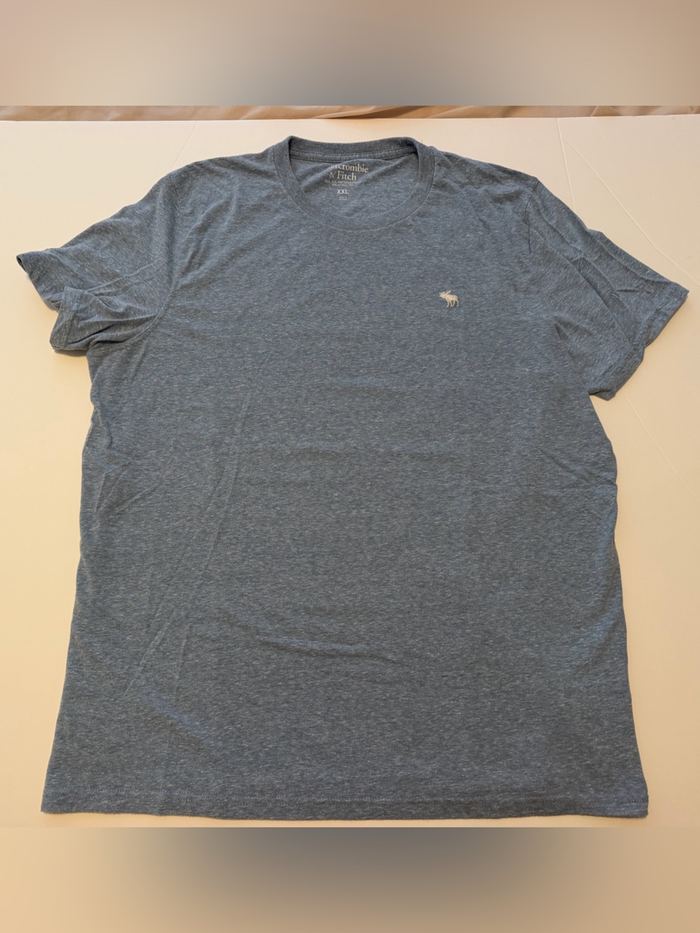 Abercrombie & Fitch Men's Blue Heather Moose Logo